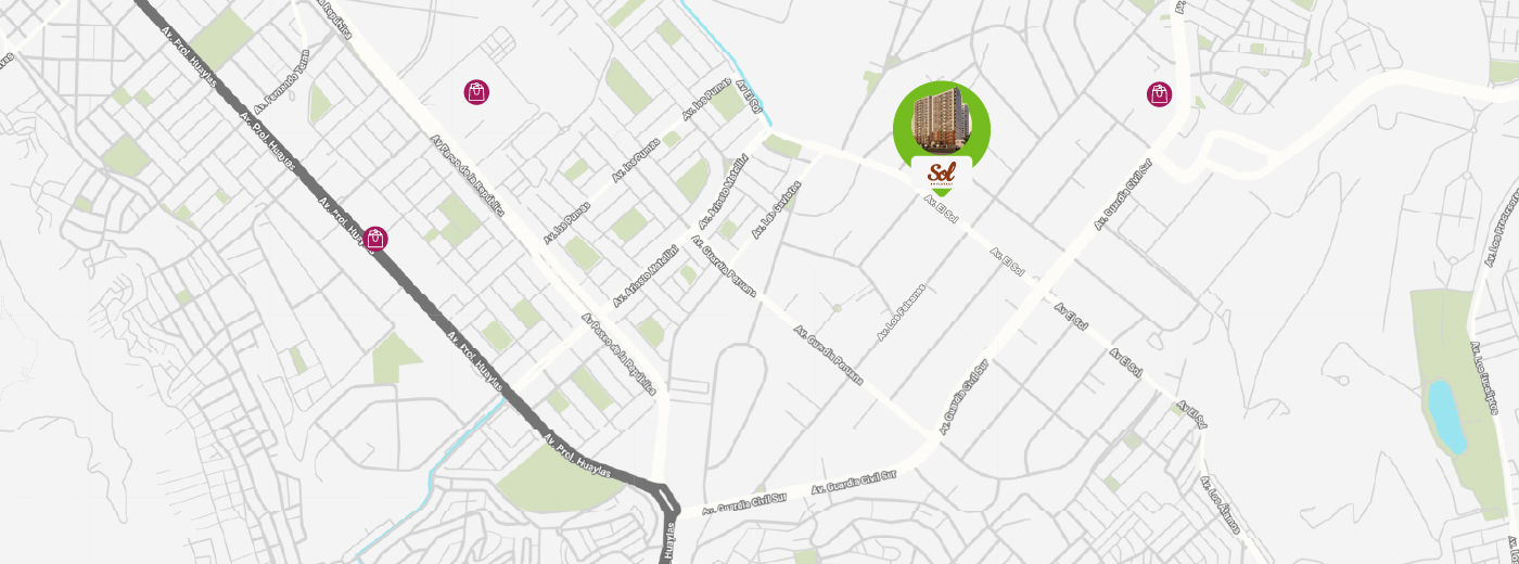 MAPA SOL CENTROS COMERCIALES