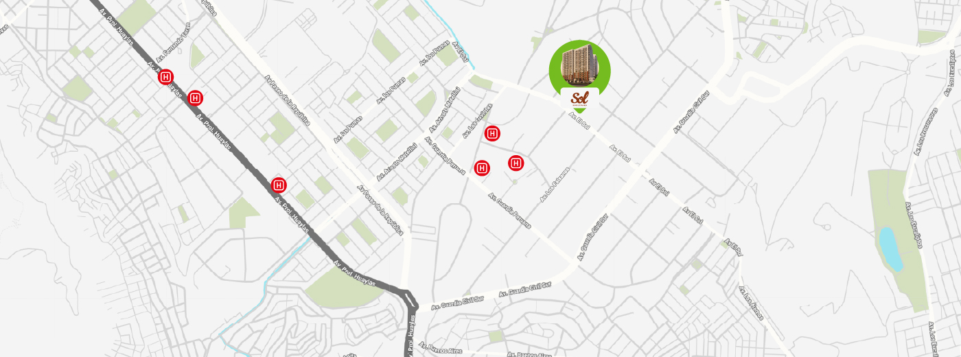 MAPA SOL CENTROS DE SALUD
